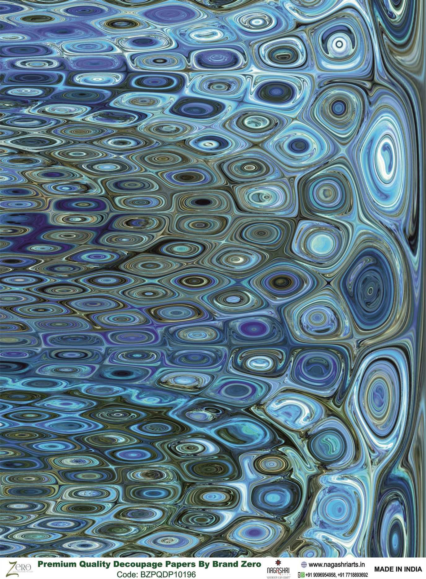 Brand Zero Premium Quality Decoupage Paper Pack of Two - Design Code: BZPQDP10196