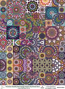 Brand Zero Premium Quality Decoupage Paper Pack of Two - Design Code: BZPQDP10118