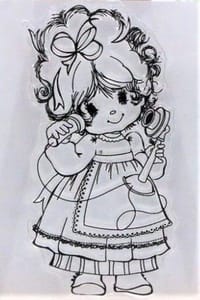 Clear Stamps Imported - Lovely Girls Design 17 - 9cm*6cm