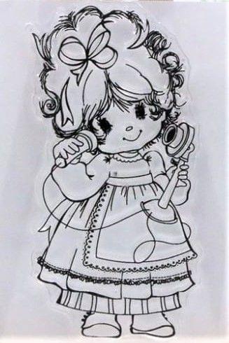 Clear Stamps Imported - Lovely Girls Design 17 - 9cm*6cm