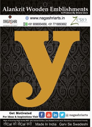 Brand Zero Alphabets, Numbers, Monograms - Lower Case Y - CLBBT Font - Select Your Preference Brand Zero Alphabets, Numbers, Monograms - Lower Case Y - CLBBT Font - Select Your Preference