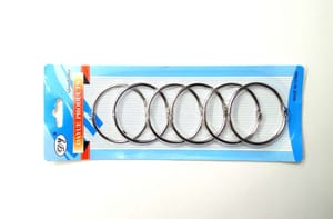 Scrapbooking Binder Rings - 52mm- Pack of 6 Rings