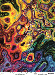 Brand Zero Premium Quality Decoupage Paper Pack of Two - Design Code: BZPQDP10010