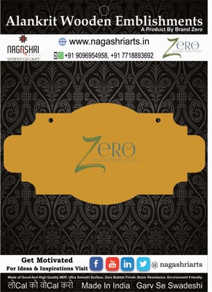 Brand Zero MDF Designer Name Plate BZDNP021 Brand Zero MDF Designer Name Plate BZDNP021
