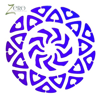 Imported Stencils- 5"*5"- Floral Graphic Mandala Design Background 32