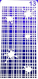 Imported Stencils- 4"*8"- Design 13