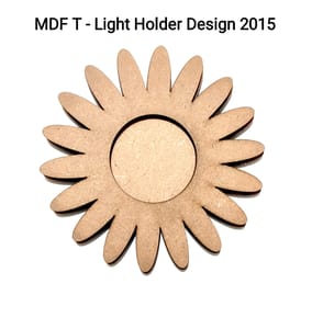 Brand Zero MDF Tea Light Holder Double Layer - Design BZMDFTEALHDDL2015