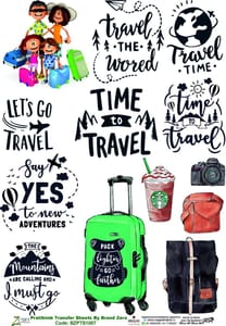Brand Zero Pratibimb Transfer Sheets - BZPTS1007-Travel Time