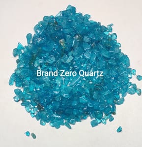 Brand Zero Quartz - Sky Blue - 4 mm to 7 mm Brand Zero Quartz - Sky Blue - 4 mm to 7 mm