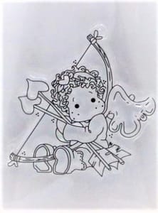 Clear Stamps Imported - Lovely Girl Design 5 - 9cm*6cm