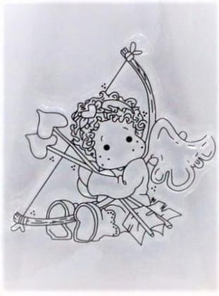 Clear Stamps Imported - Lovely Girl Design 5 - 9cm*6cm