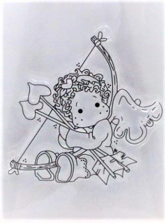Clear Stamps Imported - Lovely Girl Design 5 - 9cm*6cm