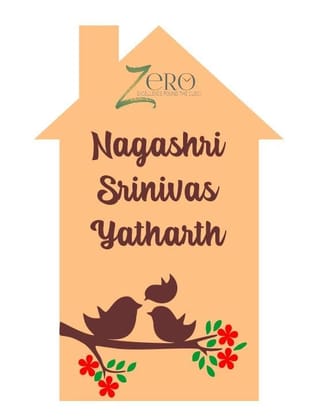 Brand Zero MDF Designer Name Plate - House Design 1