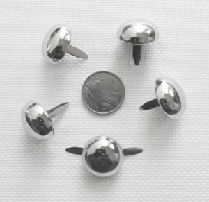 20 mm SS Chrome Finish Brads  - 5 pcs