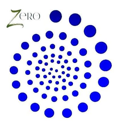 Imported Stencils- 5"*5"- Spiral Dots Pattern Background 1