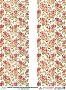 Brand Zero Premium Quality Decoupage Paper Pack of Two - Design Code: BZPQDP10264