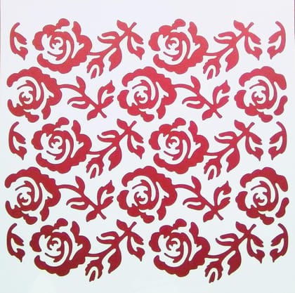 Floral Background Pattern - Stencils