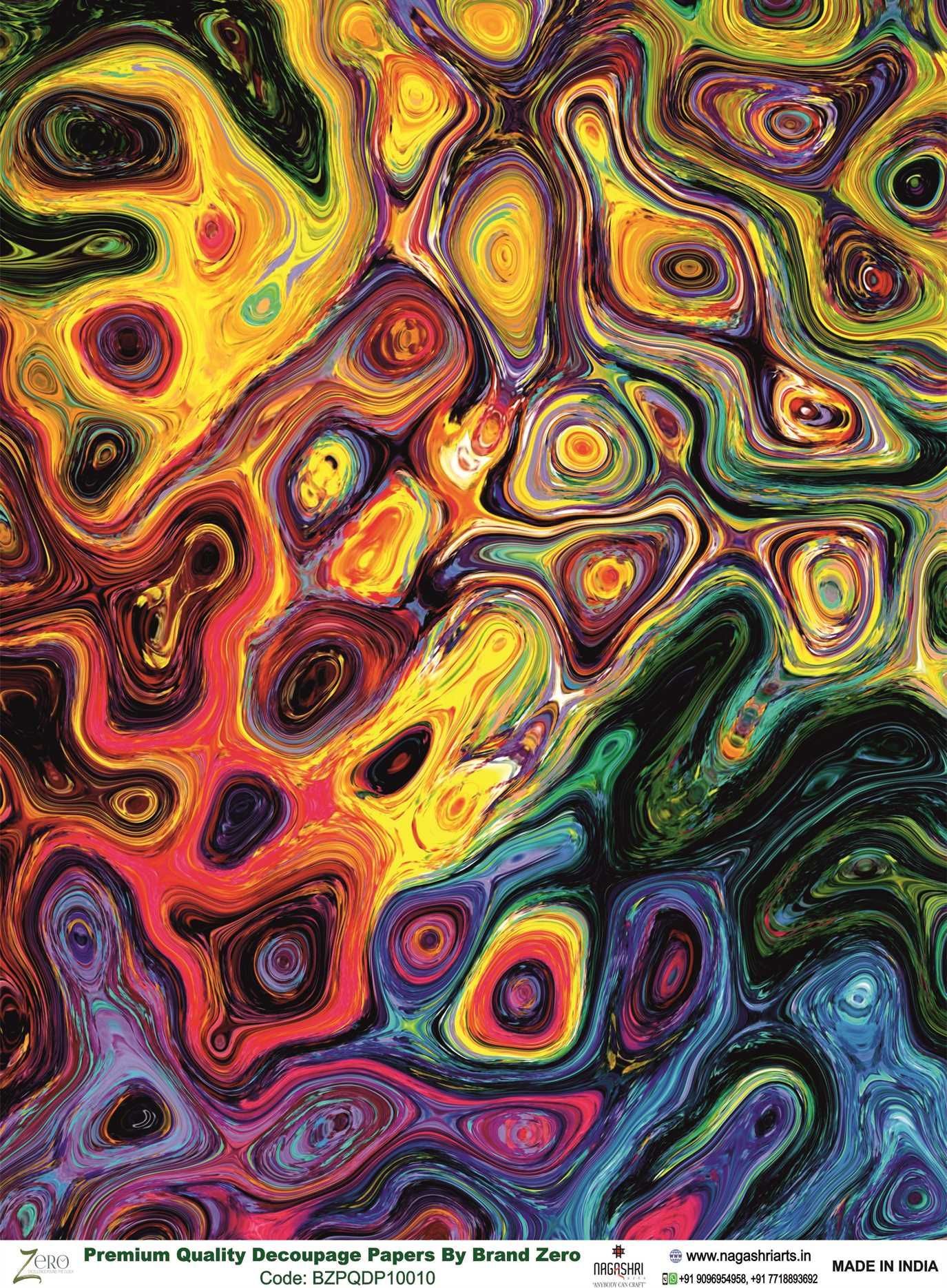 Brand Zero Premium Quality Decoupage Paper Pack of Two - Design Code: BZPQDP10010