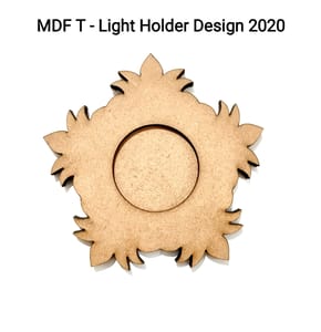 Brand Zero MDF Tea Light Holder Double Layer - Design BZMDFTEALHDDL2020
