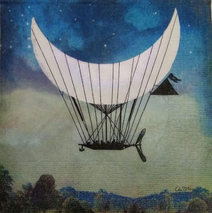 Decoupage Napkin / Tissue papers - 33cm by 33cm - Imaginary