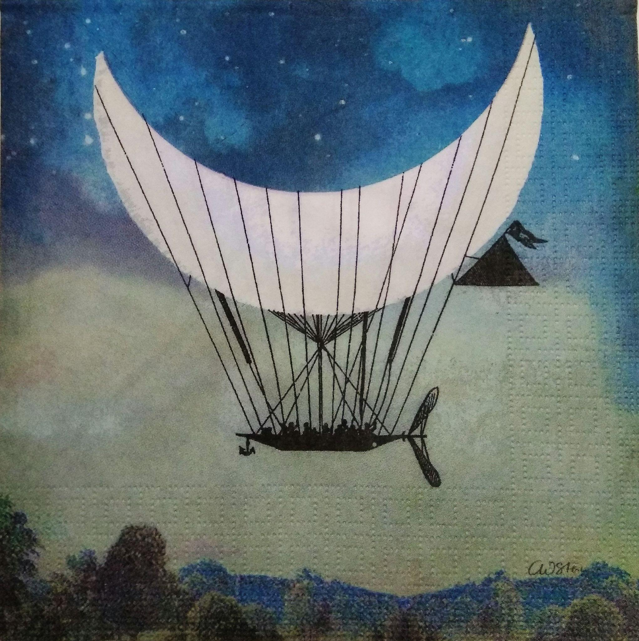 Decoupage Napkin / Tissue papers - 33cm by 33cm - Imaginary