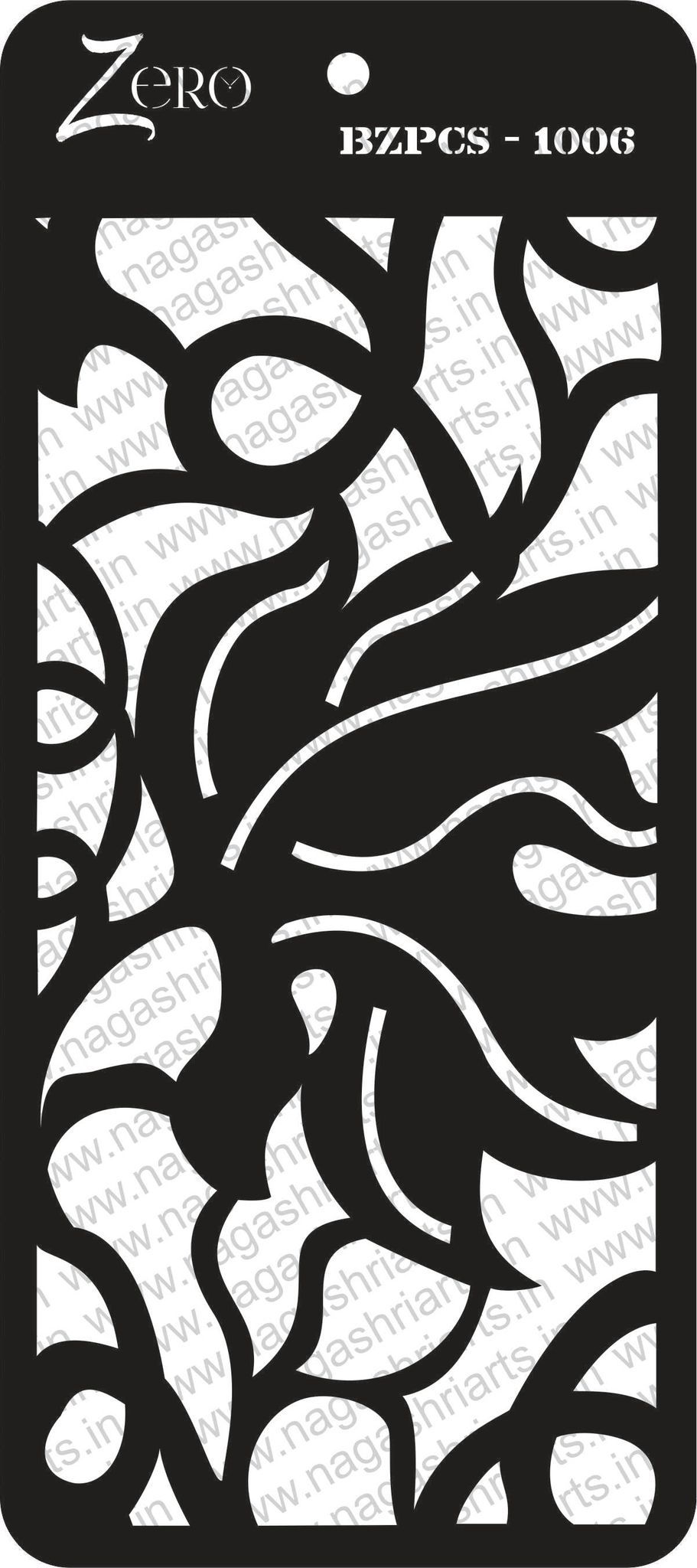 Brand Zero Pratibimb Craft Stencil - Code: BZPCS-1006