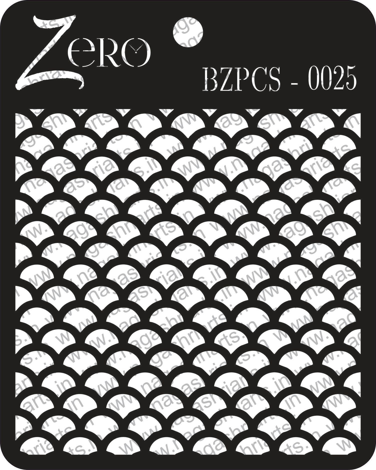 Brand Zero Pratibimb Craft Stencil - Code: BZPCS-0025 - Select Your Preferred Size