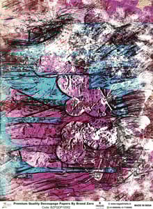 Brand Zero Premium Quality Decoupage Paper Pack of Two - Design Code: BZPQDP10002