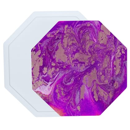 Brand Zero Resin Silicone Mould - 8 sided polygon coaster mould