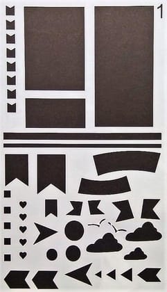 Stencil - 4"*7" Design 1