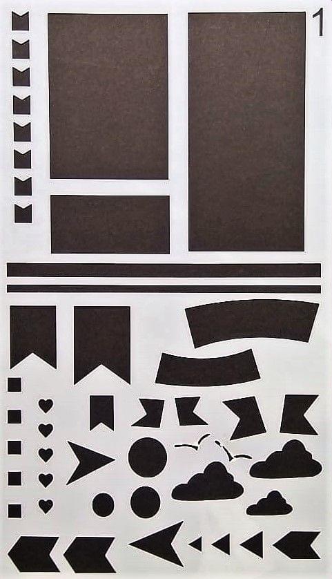 Stencil - 4"*7" Design 1