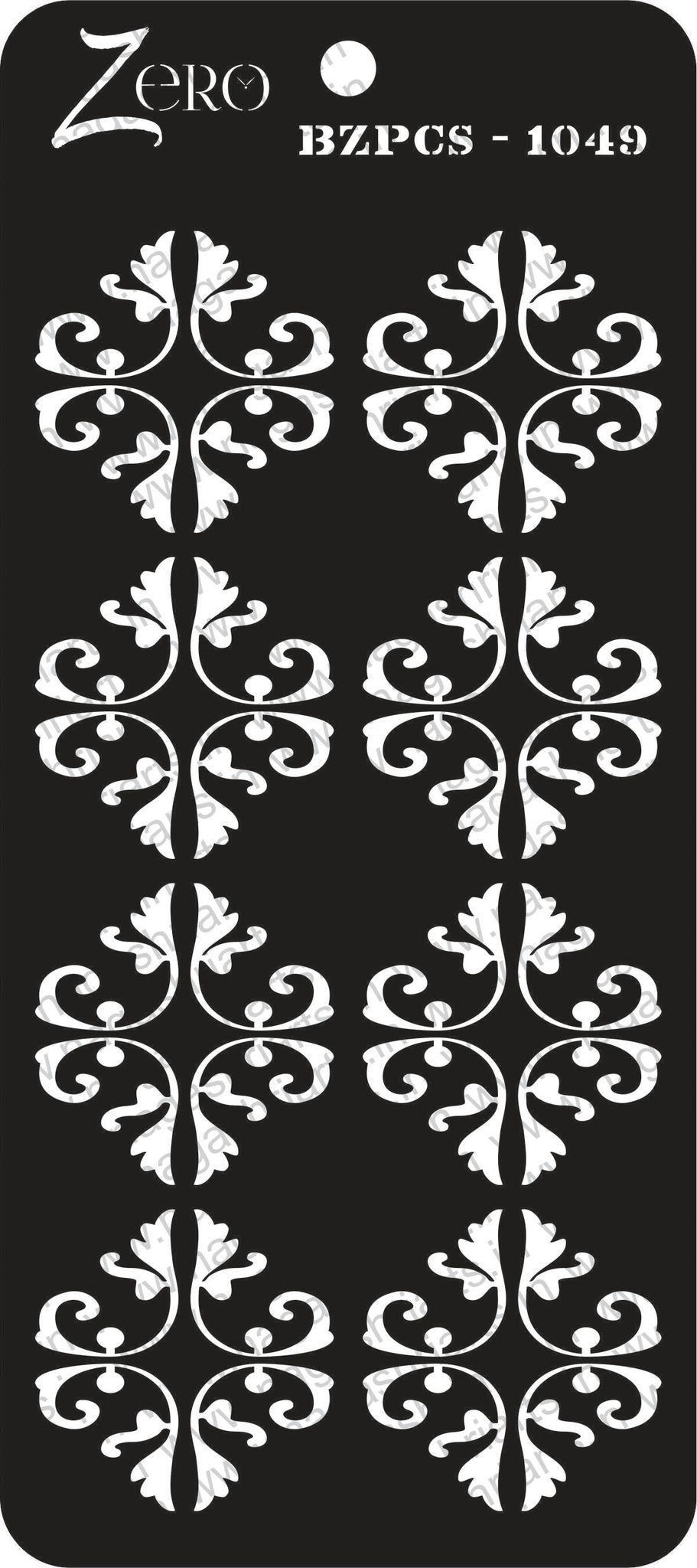 Brand Zero Pratibimb Craft Stencil - Code: BZPCS-1049 - Select Your Preferred Size