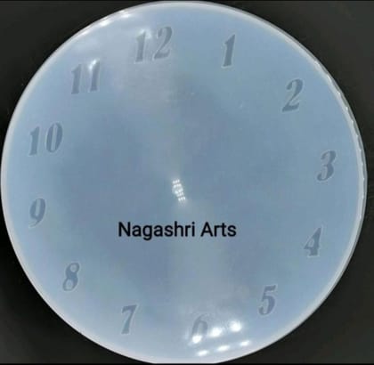 Brand Zero Silicon Mould -  Roman Dial Clock 12"