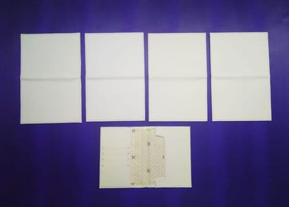 Passport Covers With 4 Credit Card Holders 5pcs Set- Faux leather