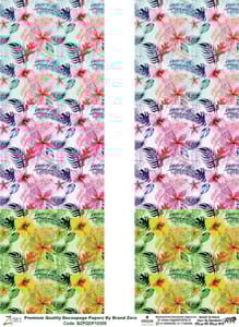 Brand Zero Premium Quality Decoupage Paper Pack of Two - Design Code: BZPQDP10309