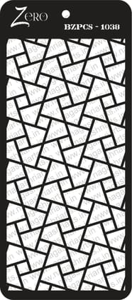 Brand Zero Pratibimb Craft Stencil - Select Your Preferred Size - Code: BZPCS-1038
