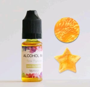 Alcohol Ink - Lemon Yellow Color - 10 ml Resin Pigment