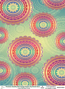 Brand Zero Premium Quality Decoupage Paper Pack of Two - Design Code: BZPQDP10169