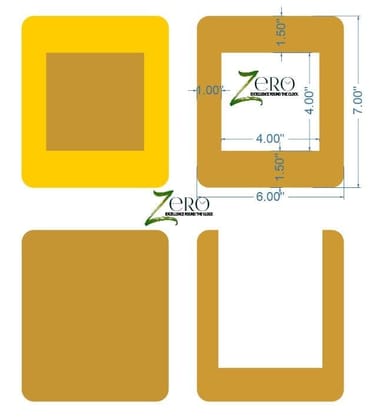 Silver Mirror Cutouts for Lippan Art - Square Shape - 8mm - Select Your Quantity