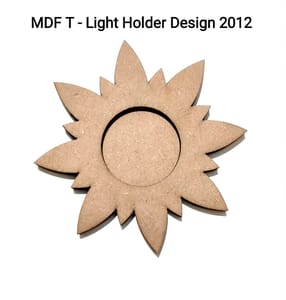 Brand Zero MDF Tea Light Holder Double Layer - Design BZMDFTEALHDDL2012