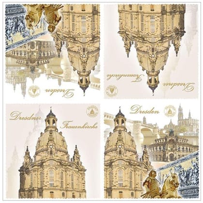Decoupage Napkin / Tissue papers - Dresden 2