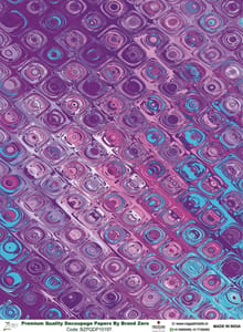Brand Zero Premium Quality Decoupage Paper Pack of Two - Design Code: BZPQDP10197