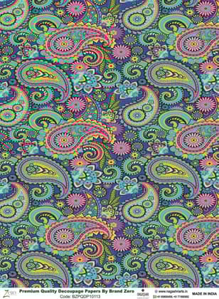 Brand Zero Premium Quality Decoupage Paper Pack of Two - Design Code: BZPQDP10113