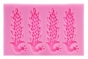 Silicon Mould - Four In One Peacock Design Design 15