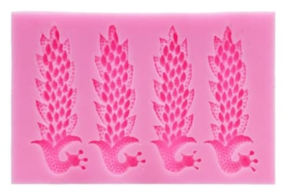Silicon Mould - Four In One Peacock Design Design 15