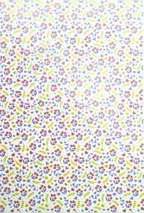 A4 Pattern Paper For Paper Crafts - Floral , Pack of 10
