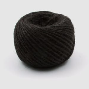 Jute Twine String 50 Meter Roll - Black Color 3 Ply - 2mm Diameter