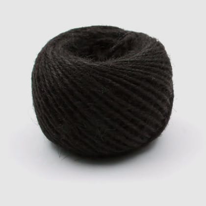 Jute Twine String 50 Meter Roll - Black Color 3 Ply - 2mm Diameter