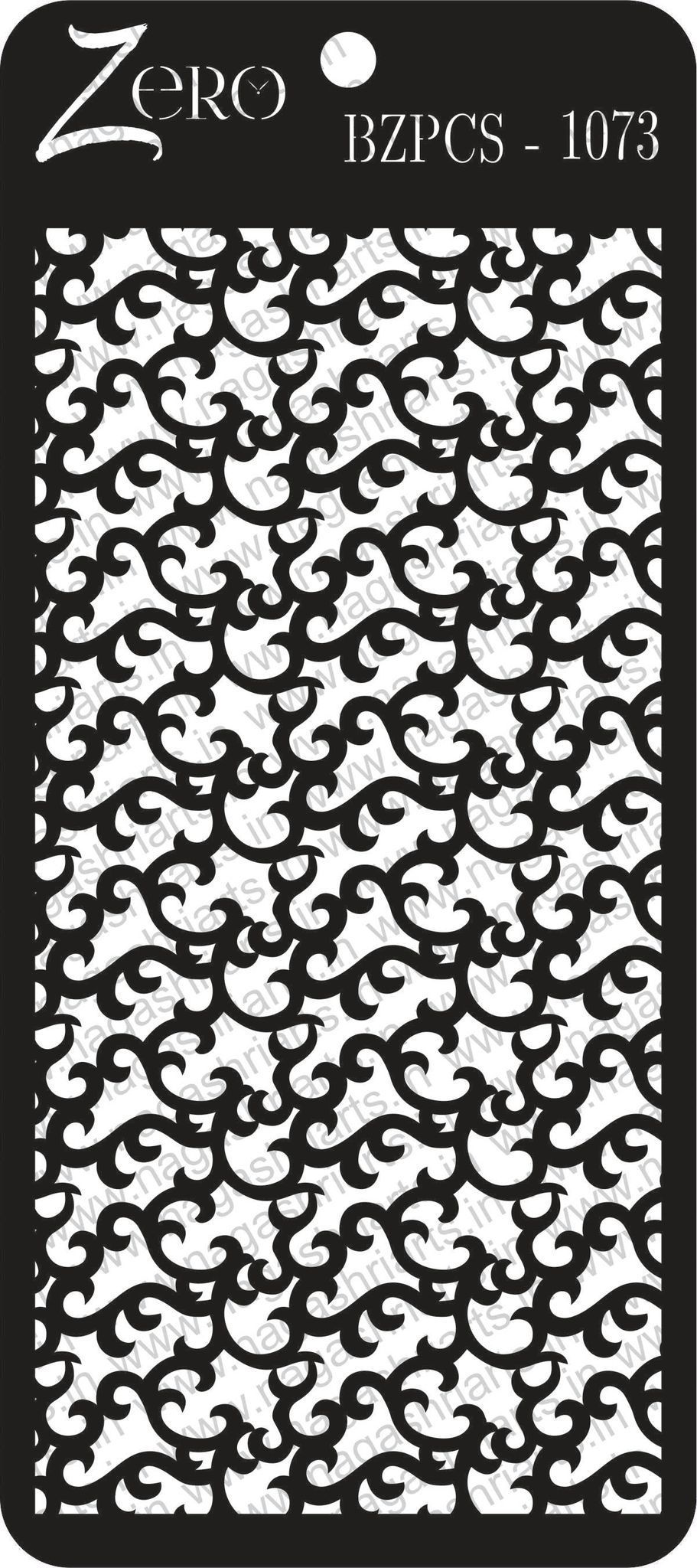 Brand Zero Pratibimb Craft Stencil - Code: BZPCS-1073 - Select Your Preferred Size