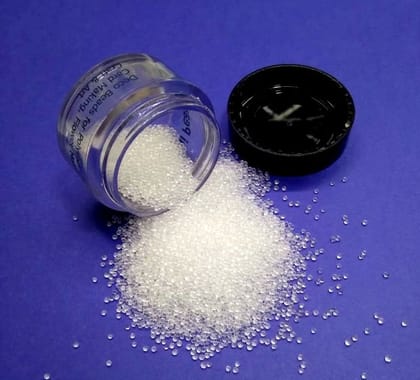 Micro Mini Pearl Beads Clear 10 Gms